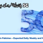 5G Packages in Pakistan – Expected Daily Weekly and Monthly Plans